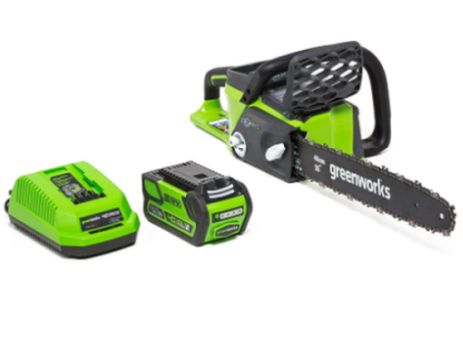 Greenworks 16” battery chainsaw review